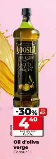 Dia COOSUR Oli d'oliva verge oferta