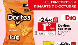 Dia DORITOS tex-mex oferta