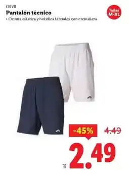 Ocine Crivit - pantalon tecnico oferta