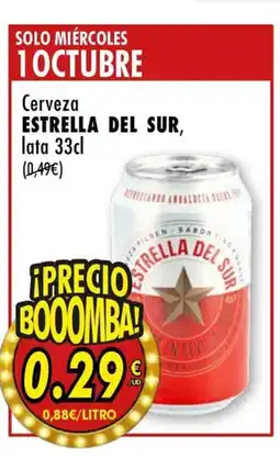 SPAR ESTRELLA DEL SUR Cerveza oferta