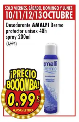 SPAR AMALFI Desodorante Dermoprotector unisex 48h spray oferta