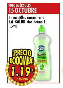 SPAR LA SALUD Lavavajillas concentrado aloe dermo oferta