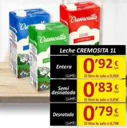 SPAR CREMOSITA Leche oferta