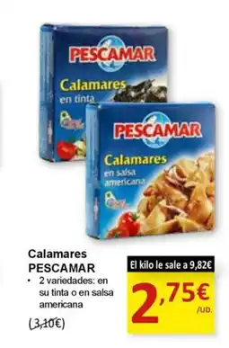 SPAR PESCAMAR Calamares oferta