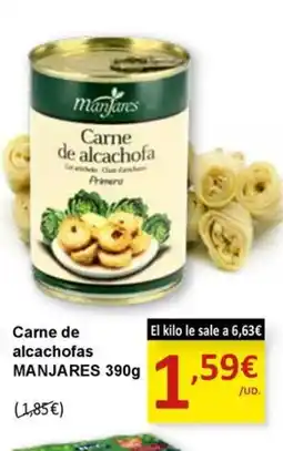 SPAR MANJARES Carne de alcachofas oferta