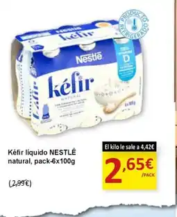 SPAR NESTLÉ Kéfir líquido natural oferta