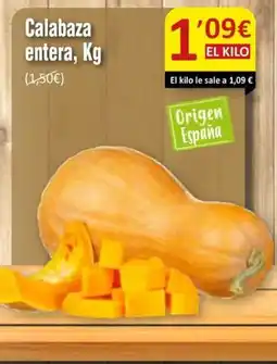 SPAR Calabaza entera oferta