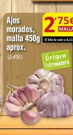 SPAR Ajos morados malla oferta