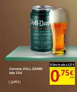 SPAR VOLL DAMM Cerveza oferta