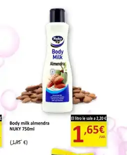 SPAR NUKY Body milk almendra oferta