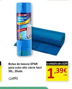 SPAR SPAR Bolsa de basura para cubo alto cierre facil oferta