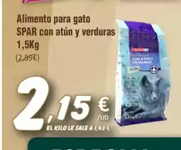 SPAR SPAR Alimento para gato con atún y verduras oferta