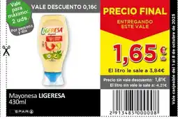 SPAR LIGERESA Mayonesa oferta