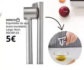 Exprimidor de ajips acero inoxidable largo 16cm