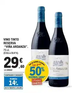 E.Leclerc Viña ardanza - vino tinto reserva oferta