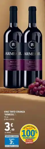 E.Leclerc Rioja - vino tinto crianza armegil oferta