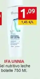 Supermercados Extremadura Ifa unnia - gel nutritivo leche botella oferta
