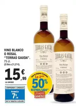E.Leclerc Terras gauda - vino blanco o rosal oferta