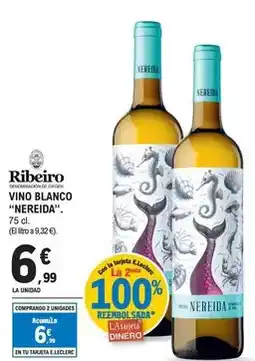 E.Leclerc Nereida - vino blanco oferta