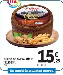 E.Leclerc Ifa eliges - queso de oveja anejo oferta