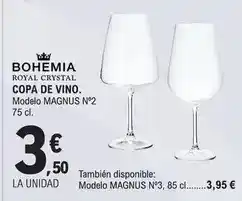 E.Leclerc Bohemia - copa de vino oferta