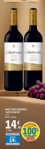 E.Leclerc Azpilicueta - vino tinto reserva oferta