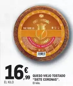 E.Leclerc Siete coronas - queso viejo tostado oferta