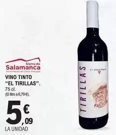 E.Leclerc Salamanca - vino tinto el tirillas oferta