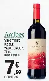 E.Leclerc Abadengo - vino tinto roble oferta
