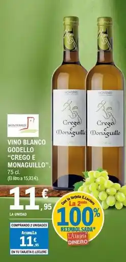 E.Leclerc Crego e monaguillo - vino blanco oferta