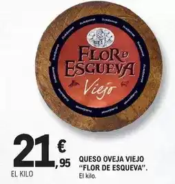 E.Leclerc Flor de esgueva - queso oveja viejo oferta