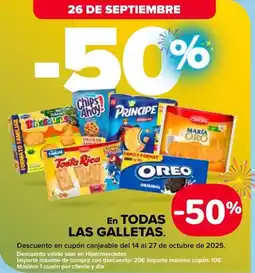 Carrefour En todas las galletas oferta