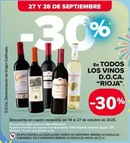 Carrefour En todos los vinos d.o.ca. "rioja". oferta