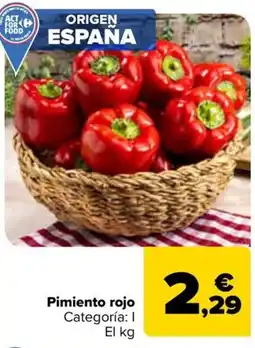 Carrefour Pimiento rojo oferta