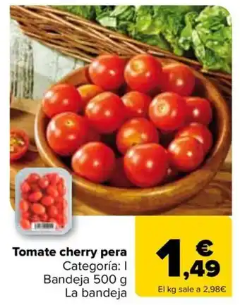 Carrefour Tomate cherry pera oferta