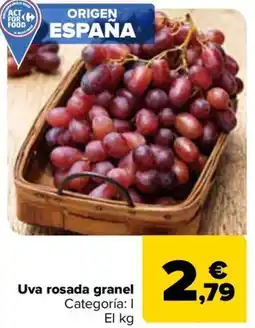 Carrefour Uva rosada granel oferta