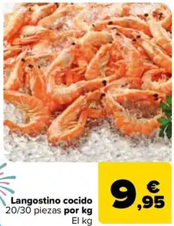 Carrefour Langostino cocido oferta