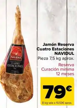 Carrefour NAVIDUL Jamón Reserva Cuatro Estaciones oferta