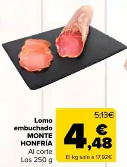 Carrefour MONTE HONFRÍA Lomo embuchado oferta