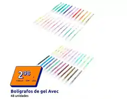Action Avec - boligrafos de gel oferta