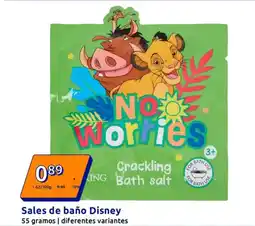 Action Sales de baño disney oferta