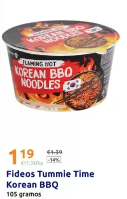 Action Tummie time - fideos korean bbq oferta