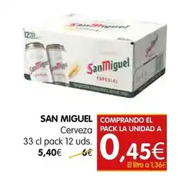 Dicost San miguel - cerveza oferta