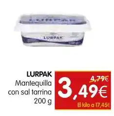 Dicost Lurpak - mantequilla con sal tarrina oferta