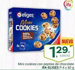 Supermercados Dani Ifa eliges - mini cookies con pepitas de chocolate oferta