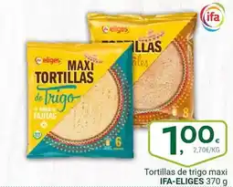 Supermercados Dani Ifa eliges - tortillas de trigo maxi oferta