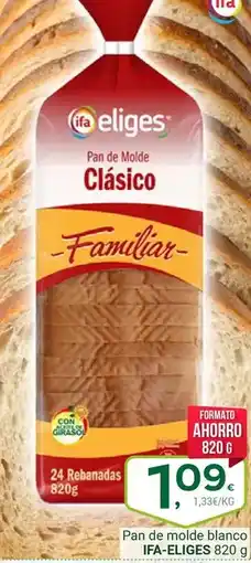 Supermercados Dani Ifa eliges - pan de molde blanco oferta