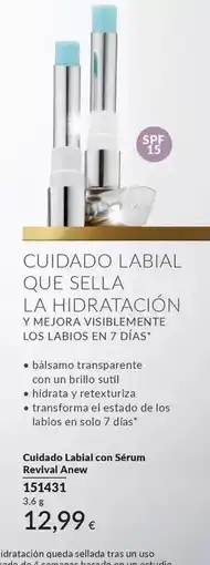 AVON Sutil - cuidado labal con sérum revia oferta