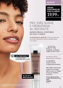 AVON Avon - crema contorno ojos & labios oferta