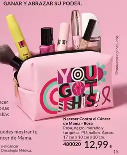 AVON Neceser contra el càncer de mama-rosa oferta